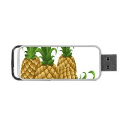 Pineapples Tropical Fruits Foods Portable Usb Flash (two Sides) by Nexatart