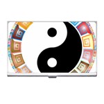 Yin Yang Eastern Asian Philosophy Business Card Holders Front