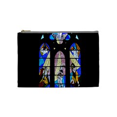 Art Church Window Cosmetic Bag (medium)  by Nexatart