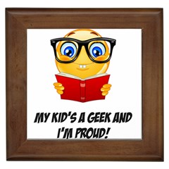 Geek Kid Framed Tiles by athenastemple