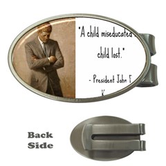 A Child Is Miseducated    Money Clips (oval)  by athenastemple