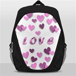 Love Valentine S Day 3d Fabric Backpack Bag Front