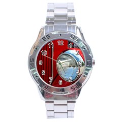 Antique Car Auto Roadster Old Stainless Steel Analogue Watch by Amaryn4rt