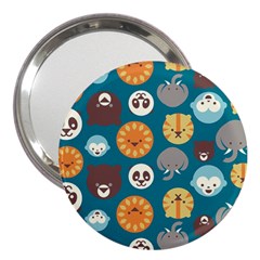 Animal Pattern 3  Handbag Mirrors by Nexatart