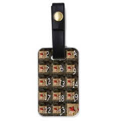 Advent Calendar Door Advent Pay Luggage Tags (one Side)  by Nexatart