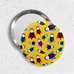 Bees Animal Pattern 2 25  Handbag Mirrors by Nexatart