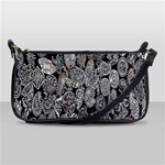 Black And White Art Pattern Historical Shoulder Clutch Bags Front