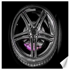 Bord Edge Wheel Tire Black Car Canvas 20  X 20   by Nexatart