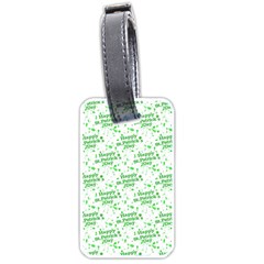 Saint Patrick Motif Pattern Luggage Tags (one Side)  by dflcprints