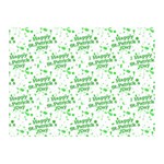 Saint Patrick Motif Pattern Double Sided Flano Blanket (Mini)  35 x27  Blanket Front