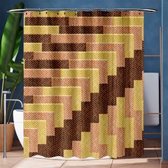 Fabric Textile Tiered Fashion Shower Curtain 60  X 72  (medium)  by Nexatart