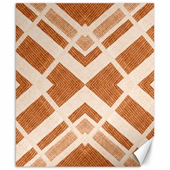 Fabric Textile Tan Beige Geometric Canvas 20  X 24   by Nexatart