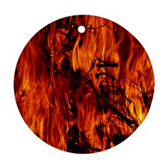 Fire Easter Easter Fire Flame Ornament (round) by Nexatart