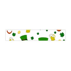 St  Patrick s Day Pattern Flano Scarf (mini) by Valentinaart