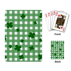 Clover Pattern Playing Card by Valentinaart