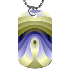 Fractal Eye Fantasy Digital Dog Tag (one Side) by Nexatart