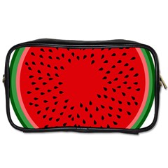 Watermelon Toiletries Bags 2-side by Valentinaart