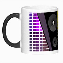 Loudspeakers - Transparent Morph Mugs by Valentinaart