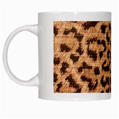 Leopard Print Animal Print Backdrop White Mugs by Nexatart