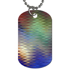 Metallizer Art Glass Dog Tag (one Side) by Nexatart