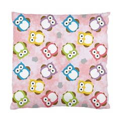 Owl Bird Cute Pattern Standard Cushion Case (one Side) by Nexatart