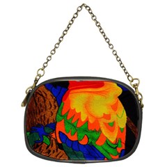 Parakeet Colorful Bird Animal Chain Purses (two Sides)  by Nexatart