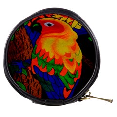 Parakeet Colorful Bird Animal Mini Makeup Bags by Nexatart