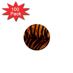 Animal Background Cat Cheetah Coat 1  Mini Magnets (100 Pack)  by Amaryn4rt