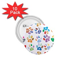 Colorful Prismatic Rainbow Animal 1 75  Buttons (10 Pack) by Amaryn4rt