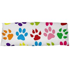 Paw Print Paw Prints Background Body Pillow Case (dakimakura) by Amaryn4rt