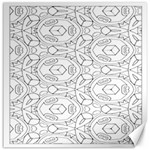 Pattern Silly Coloring Page Cool Canvas 12  x 12   11.4 x11.56  Canvas - 1