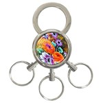 Flowers Artwork Art Digital Art 3-Ring Key Chains Front