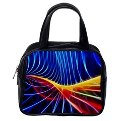 Color Colorful Wave Abstract Classic Handbags (one Side) by Amaryn4rt