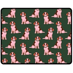 Dog Animal Pattern Fleece Blanket (medium)  by Amaryn4rt