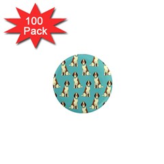 Dog Animal Pattern 1  Mini Magnets (100 Pack)  by Amaryn4rt