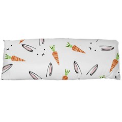 Rabbit Carrot Pattern Weft Step Body Pillow Case (dakimakura) by Amaryn4rt