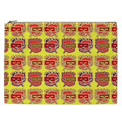 Funny Faces Cosmetic Bag (xxl)  by Amaryn4rt