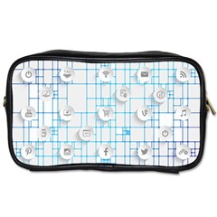 Icon Media Social Network Toiletries Bags 2-side by Amaryn4rt