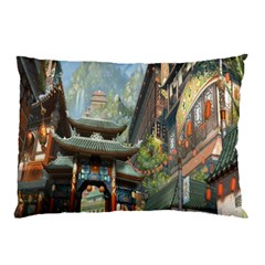 Japanese Art Painting Fantasy Pillow Case by Amaryn4rt