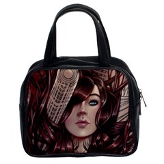 Beautiful Women Fantasy Art Classic Handbags (2 Sides) by Amaryn4rt