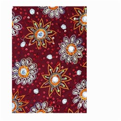 India Traditional Fabric Large Garden Flag (two Sides) by Amaryn4rt