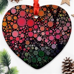 Circle Abstract Ornament (heart) by Amaryn4rt