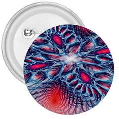 Creative Abstract 3  Buttons by Amaryn4rt