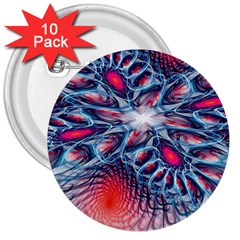 Creative Abstract 3  Buttons (10 Pack)  by Amaryn4rt