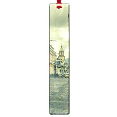 Historic Center Urban Scene At Riobamba City, Ecuador Large Book Marks by dflcprints