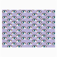 Purple Eyeballs Large Glasses Cloth (2-side) by boho