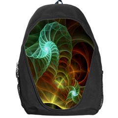 Art Shell Spirals Texture Backpack Bag by Simbadda