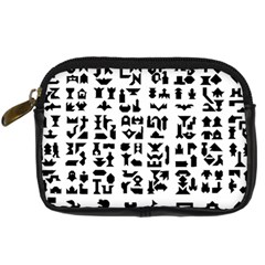 Anchor Puzzle Booklet Pages All Black Digital Camera Cases by Simbadda