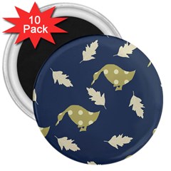 Duck Tech Repeat 3  Magnets (10 Pack)  by Simbadda