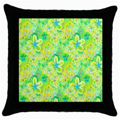 Summer Fun Throw Pillow Case (black) by rokinronda